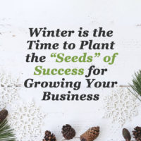 Winter is the Time to Plant the “Seeds” of Success for Growing Your Business Winter is the time to plant the seeds of success for growing your business