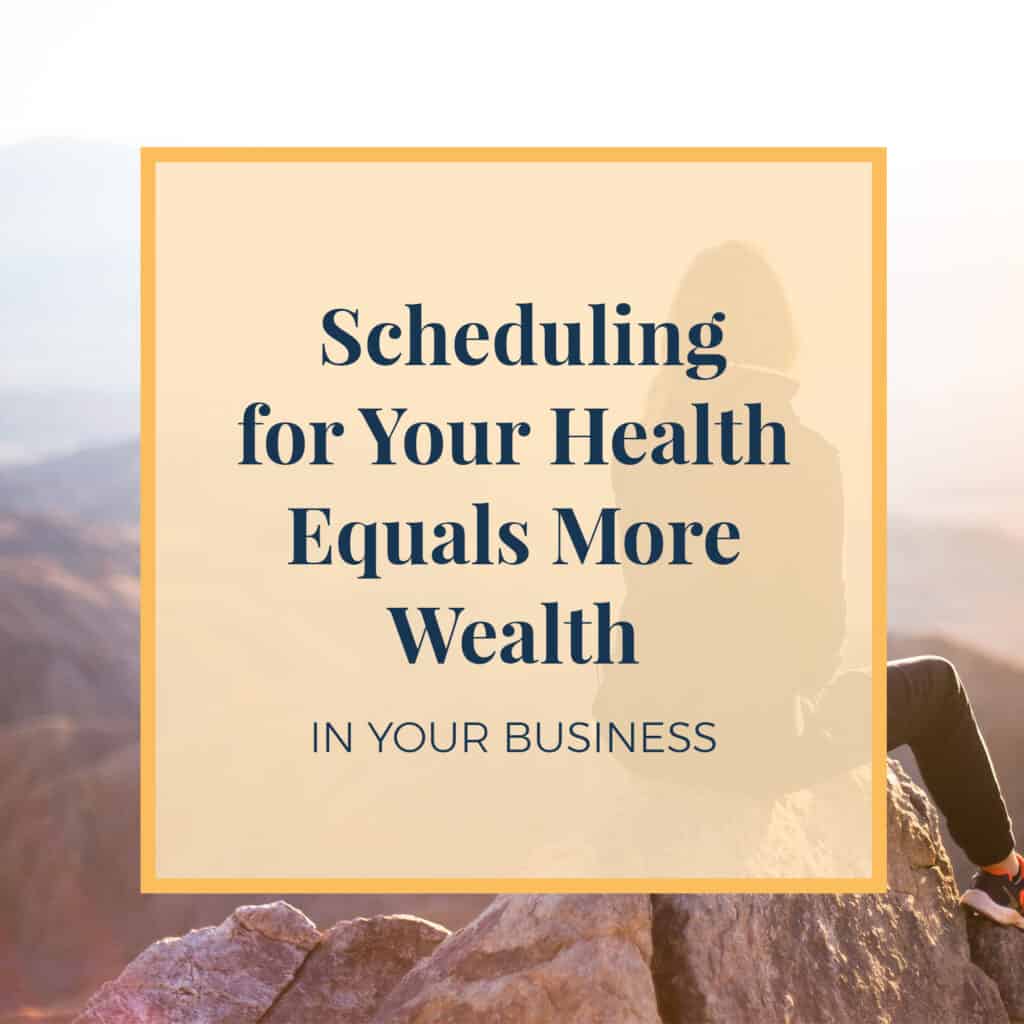 JLVAS-scheduling for you health equals more wealth in your business