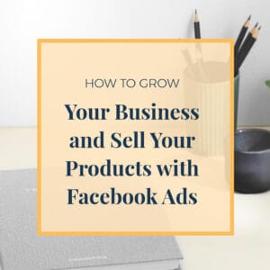 sell your products with facebook ads