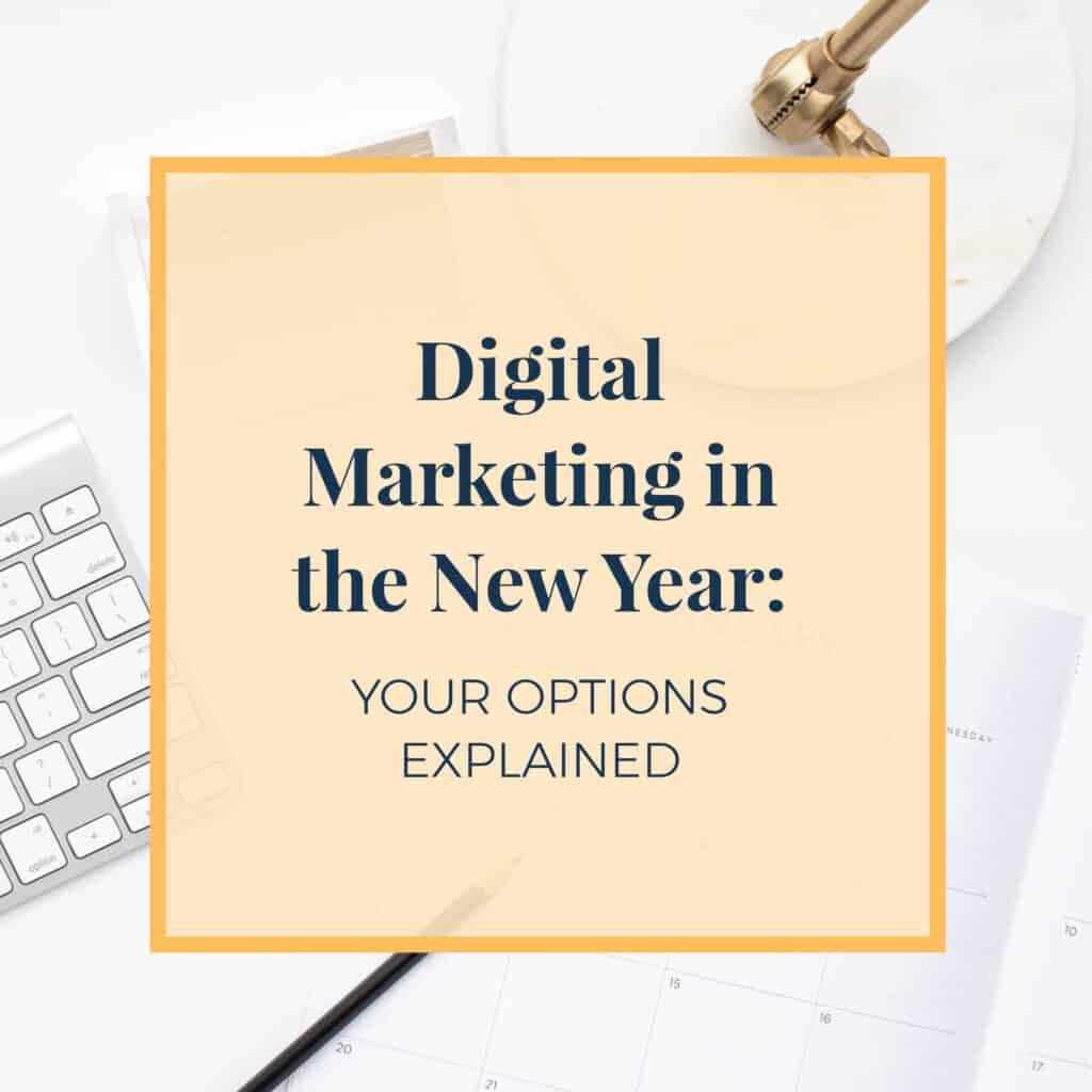 JLVAS - Digital marketing in the new year your options explained