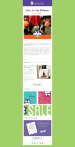 Custom Email Newsletter Layout Sample