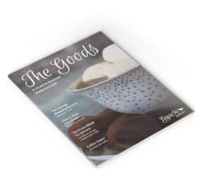 Magazine Cover Displaying a Cup of Hot Chocolate with Marshmallows