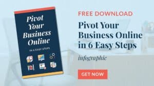 Free Downloadable Infographic How to Pivot Your Business Online in 6 Easy Steps