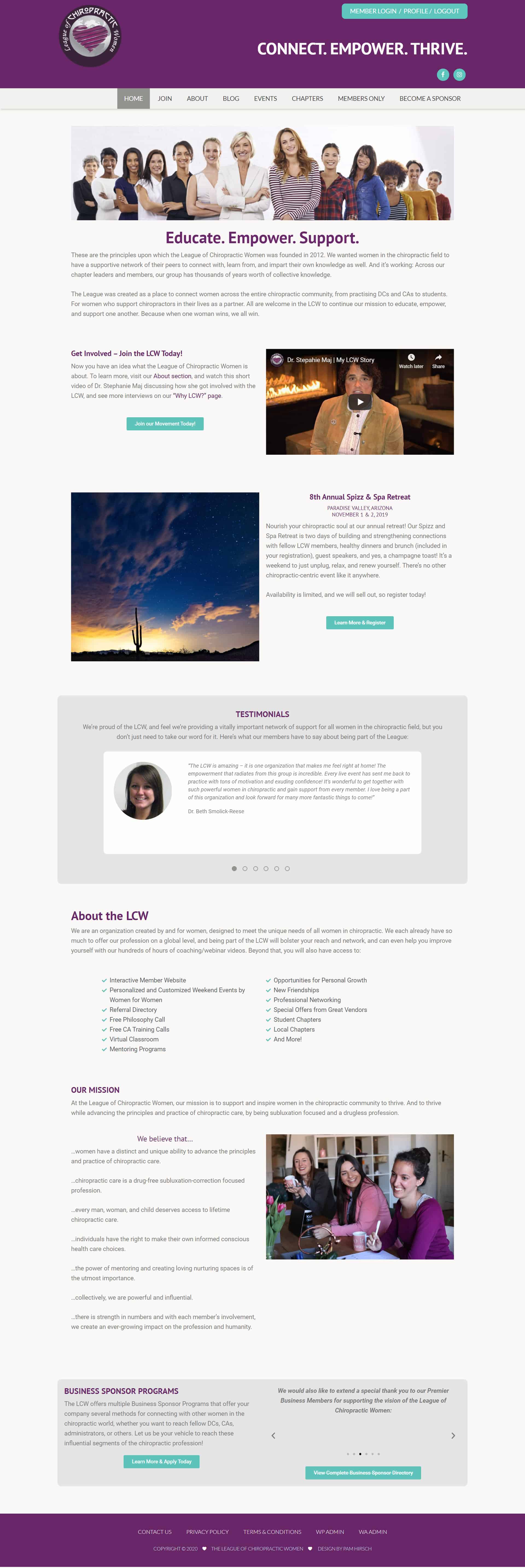 Website Design & Layout Example