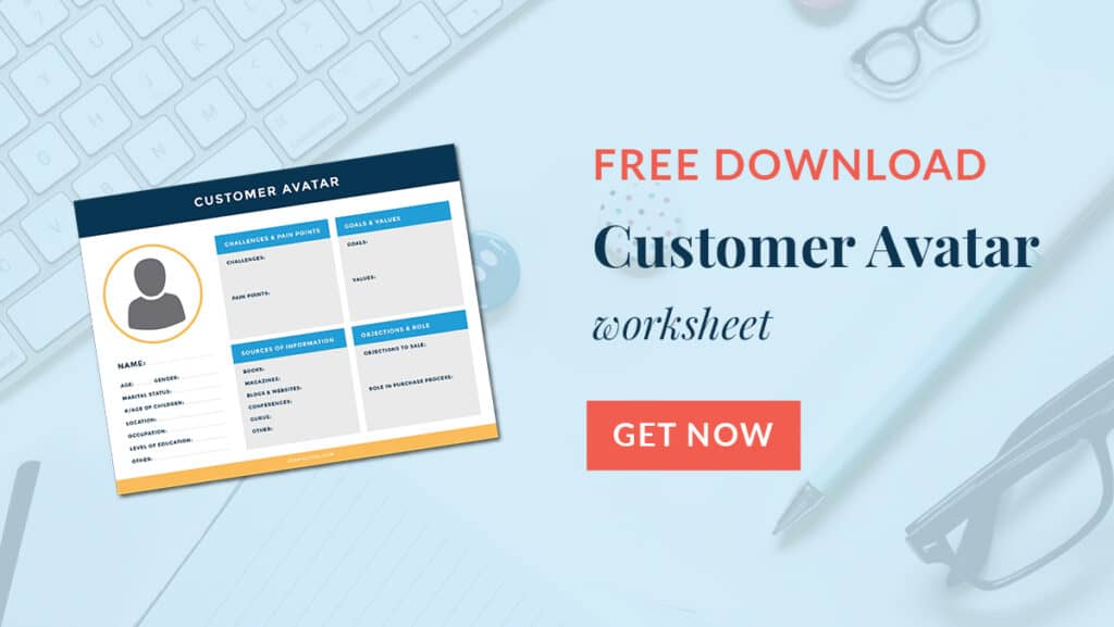 Customer Avatar Worksheet Download Image