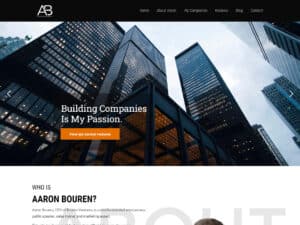 Aaron Bouren Website