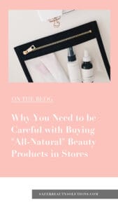 Safer Beauty Solutions Instagram Story All Natural Products
