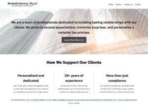RoseMcKenna Certified Public Accountants Website Thumbnail