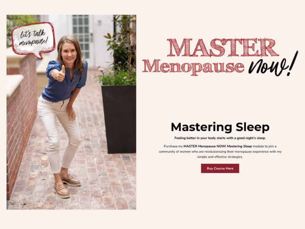 Master Menopause Mastering Sleep Landing Page Thumbnail
