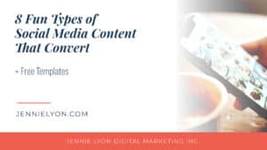 8 Fun Types of Social Media Content That Convert
