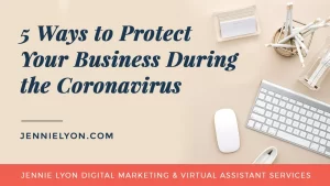 5 Ways to Protect Your Business During the Coronavirus